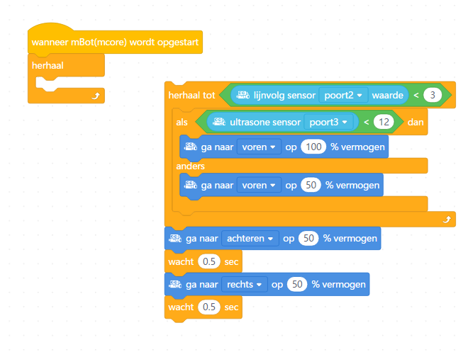 Mbot sales sumo code